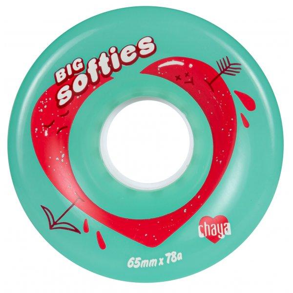 Chaya Big Softies Wheels - Clear Teal (4 wheels)