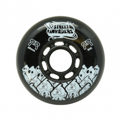 FR STREET INVADER WHEELS BLACK (4 UNITS) 84A