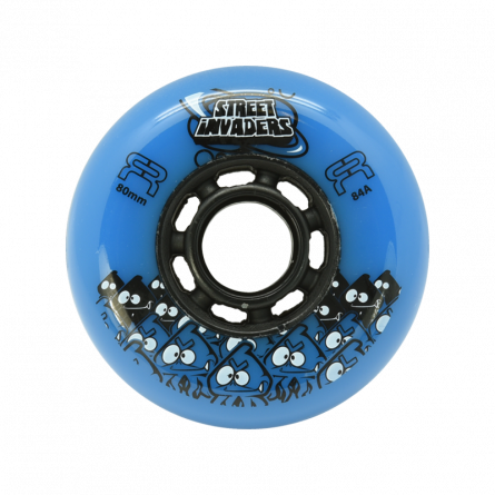 FR STREET INVADER WHEELS BLUE 80mm (4 UNITS) 84A