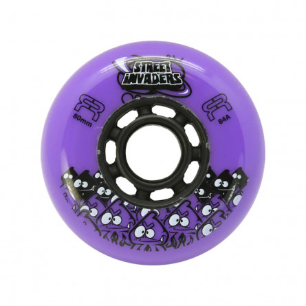 FR STREET INVADER WHEELS PURPLE 80mm (4 UNITS) 84A