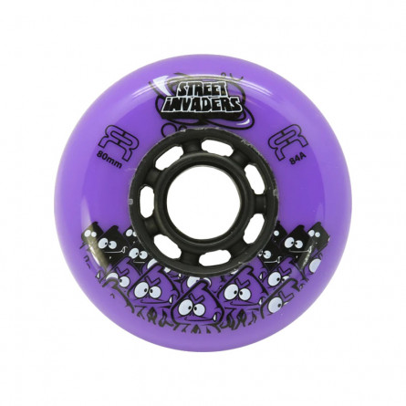 FR STREET INVADER WHEELS PURPLE (4 UNITS) 84A