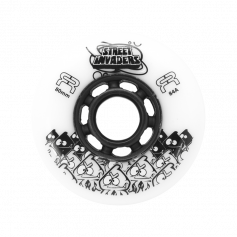 FR STREET INVADER WHEELS WHITE 80mm (4 UNITS) 84A