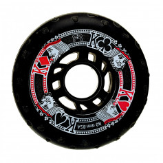 FR - STREET KINGS WHEELS - SPARKLING - BLACK 80mm (4 UNITS) 85A