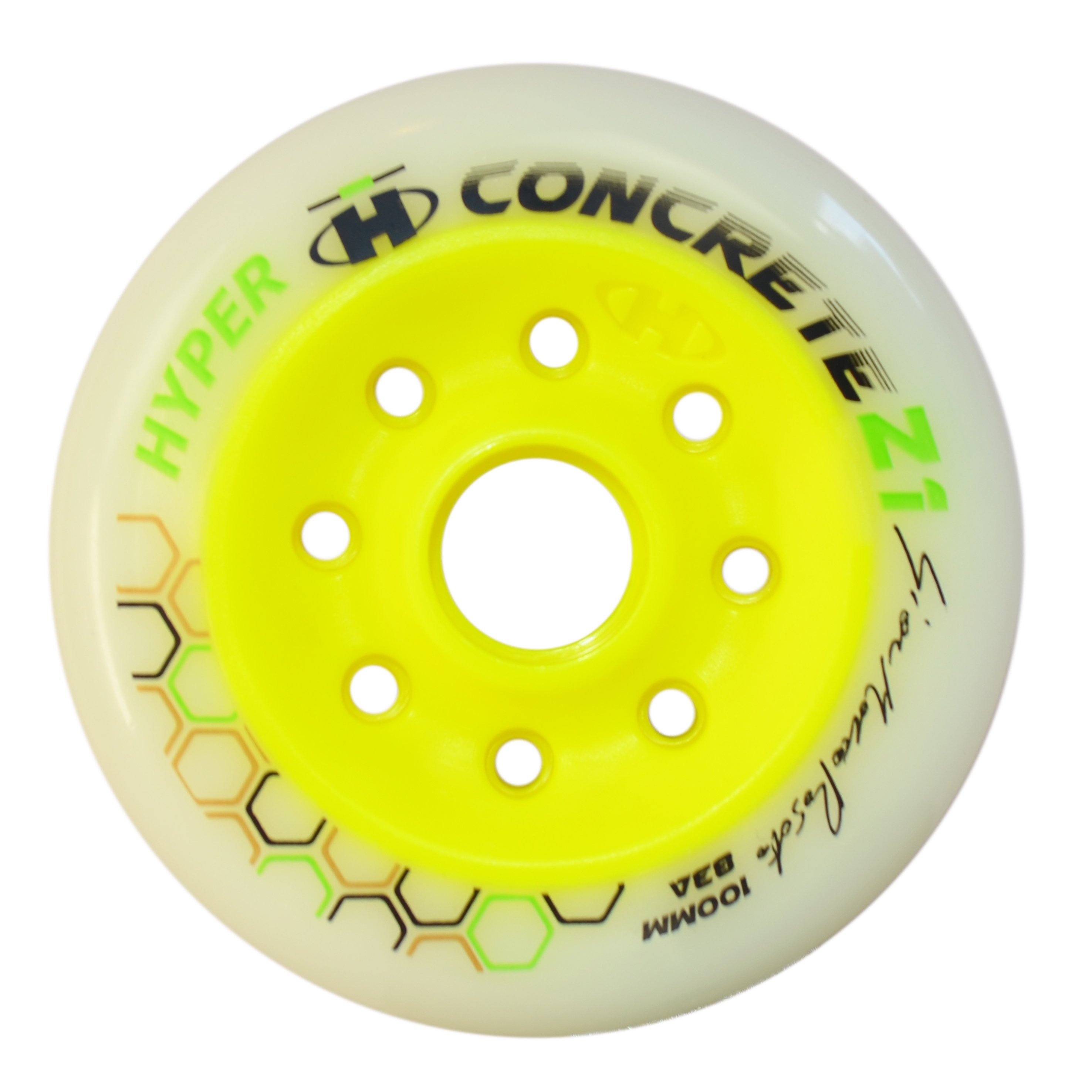 HYPER Concrete Z1 ROSATO 100MM White/Yellow (2 units) 83A