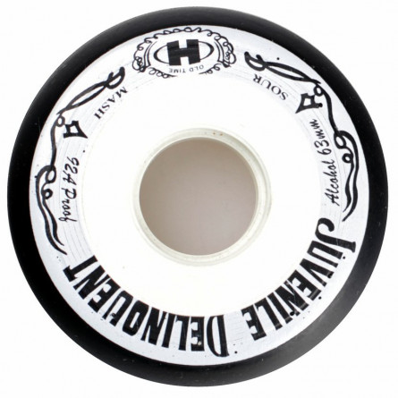 HYPER Juvenile Delinquent 63MM Black (4 units) 92A Aggressive wheels