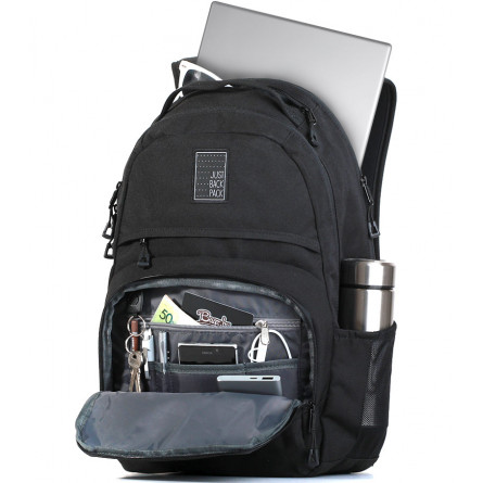 JUST BACKPACK ATLAS BLACK (23L)