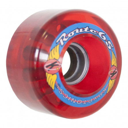 Kryptonics Route Trans Red 65MM 78A (1 unit)