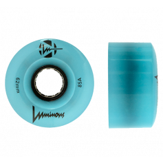 LUMINOUS - LED ROLLER WHEELS BLUE GLOW 85A - 62MM (4 UNITS)