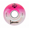 LUMINOUS LED ROLLER WHEELS COTTON CANDY 62MM (4 UNITS)