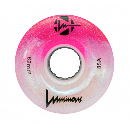 LUMINOUS - LED ROLLER WHEELS COTTON CANDY 85A - 62MM (4 UNITS)