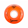 LUMINOUS LED ROLLER WHEELS ORANGE 62MM (4 UNITS)