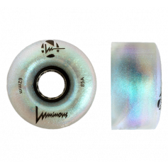 LUMINOUS - LED ROLLER WHEELS BLACK PEARL 85A - 62MM (4 UNITS)