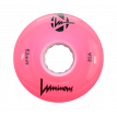 LUMINOUS LED ROLLER WHEELS PINK 62MM (4 UNITS)