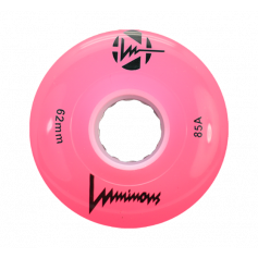 LUMINOUS LED ROLLER WHEELS PINK 62MM (4 UNITS)