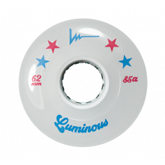 LUMINOUS LED ROLLER WHEELS ALL STARS 62MM (4 UNITS)