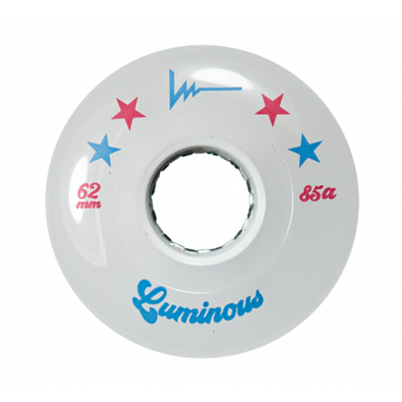 LUMINOUS LED ROLLER WHEELS ALL STARS 62MM (4 UNITS)