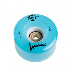 LUMINOUS LED ROLLER WHEELS BLUE 62MM (4 UNITS)