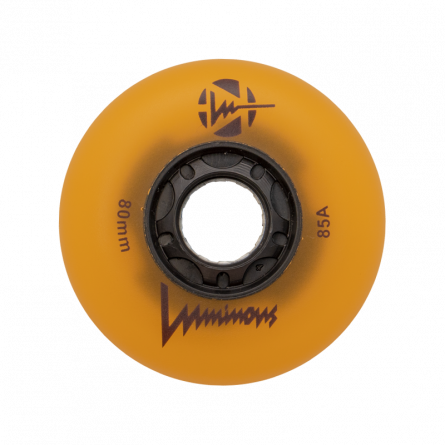 LUMINOUS - LED INLINE WHEELS Sunray Glow 85A - 80MM (4 UNITS)