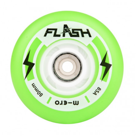 MICRO FLASH wheels 85A - Green (4 units)