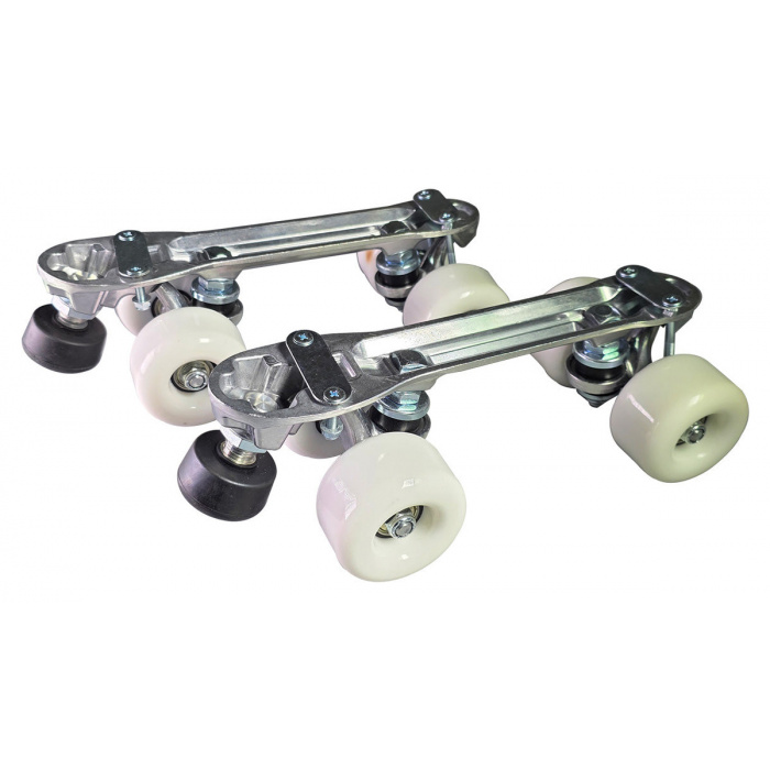 Atom Silver Plate 62mm Wheels Outdoor 78A 8mm Trucks Size 5.25