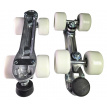 Atom Silver Plate 62mm Wheels Outdoor 78A 8mm Trucks Size 5.25 - 1 
