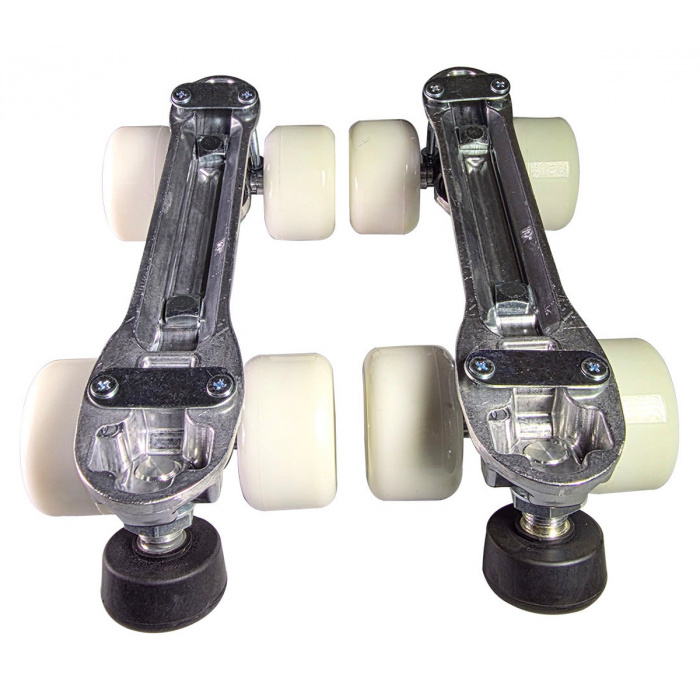 Atom Silver Plate 62mm Wheels Outdoor 78A 8mm Trucks Size 5.25