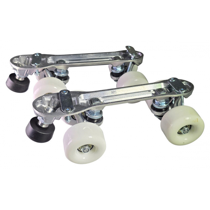 Atom Silver Plate 62mm Wheels Outdoor 78A 8mm Trucks Size 5.5