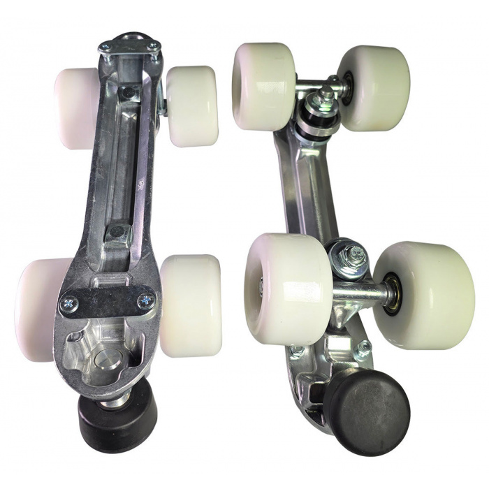 Atom Silver Plate 62mm Wheels Outdoor 78A 8mm Trucks Size 5.5 - 1 