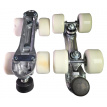 Atom Silver Plate 62mm Wheels Outdoor 78A 8mm Trucks Size 6.25