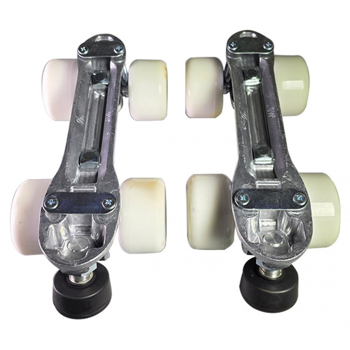 Atom Silver Plate 62mm Wheels Outdoor 78A 8mm Trucks Size 6.25