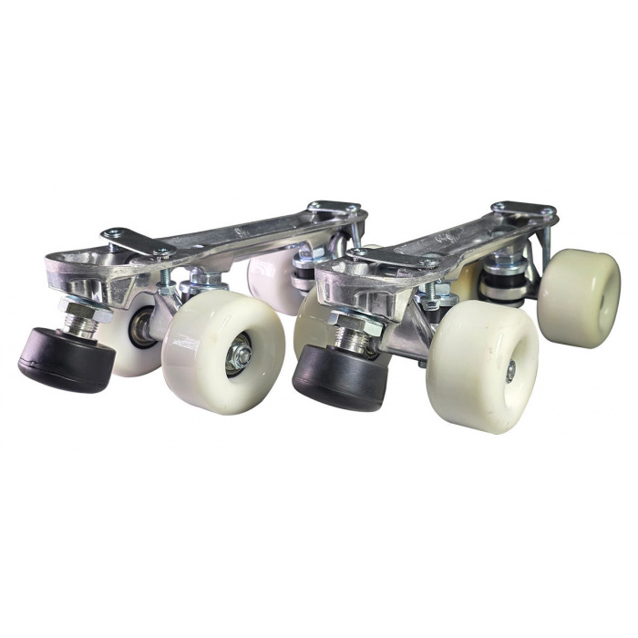 Atom Silver Plate 62mm Wheels Outdoor 78A 8mm Trucks Size 6.25 - 1 