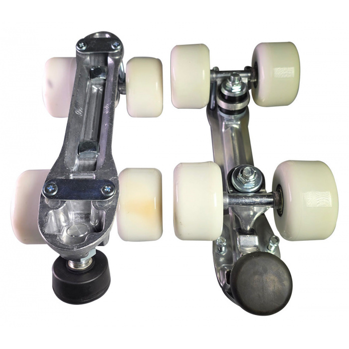 Atom Silver Plate 62mm Wheels Outdoor 78A 8mm Trucks Size 6.25