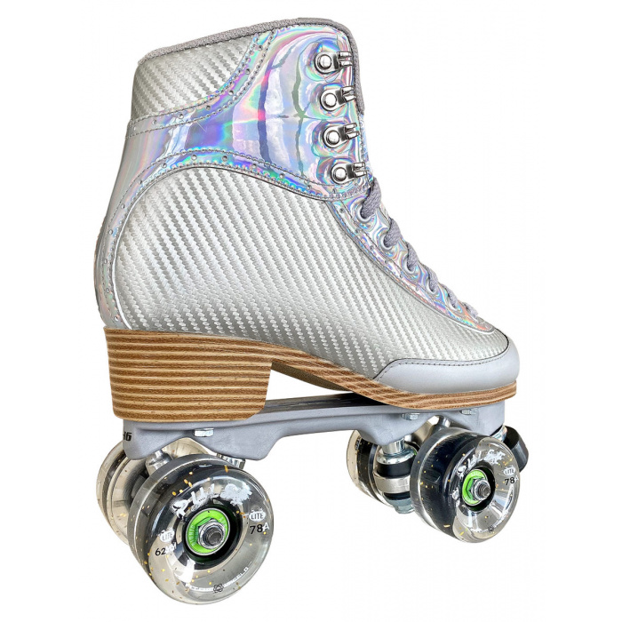 Jackson Vibe Nylon Women's Outdoor Package Silver / Clear Glitter Wheels