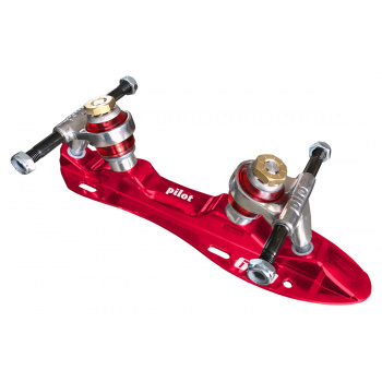 Pilot Falcon NTS Color Quad Skate Plate Red