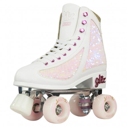 Crazy Skates GLITZ Sequin Fashion PEARL