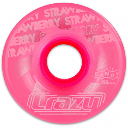 Crazy skates Wheel Candy PINK 65MM 78A (4 wheels)