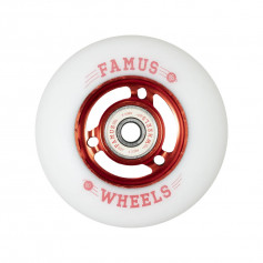FAMUS Wheels + ABEC 9 - RED (1 UNIT)