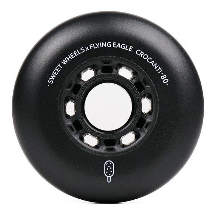Flying Eagle Crocanti Wheels Black (4-Pack)