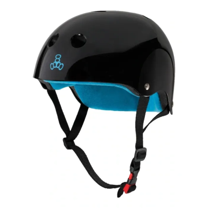 Triple 8 Helmet Certified Sweatsaver Glossy — Pink