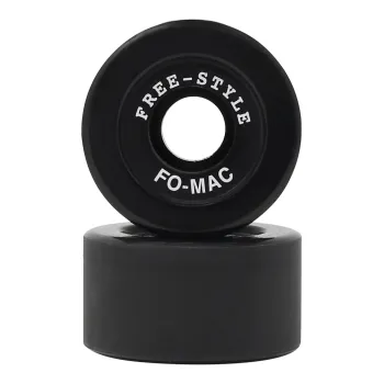 Sure-Grip Fo-Mac Freestyle Wheels Black 101A 57MM (x8)