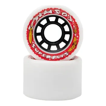RC Sports Cosmic Speed Wheels White 90A 62MM (x8)