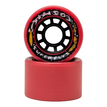 RC Sports Cosmic Speed Wheels Red 90A 62MM (x8)