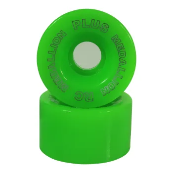 RC Sports Medallion Plus Wheels Green 96A 57MM (x8)