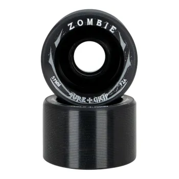 Sure-Grip Zombie Wheels Black and Black 92A 38mm wide (x8)