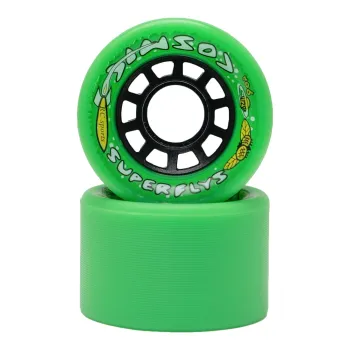 RC Sports Cosmic Speed Wheels Green 90A 62MM (x8)