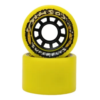 RC Sports Cosmic Speed Wheels Yellow 90A 62MM (x8)