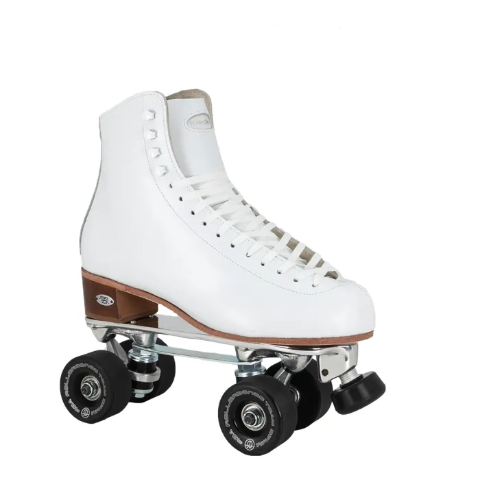 Riedell 220 Century Roller Bones White