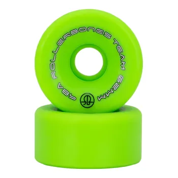 RollerBones Team Series Wheels Green 98A (x8)