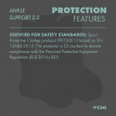 TSG Ankle Support 2.0 - Black - 10 