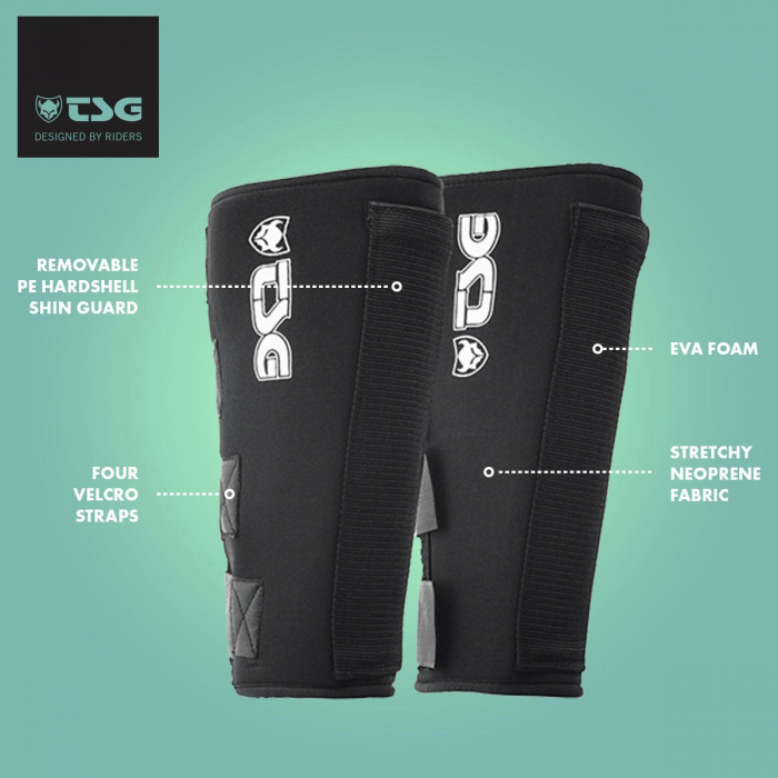 TSG BMX Shin Guards - Black - 3 